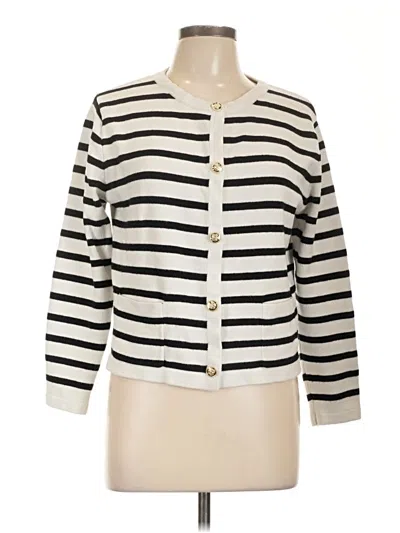 Pre-owned Lillusory Cardigan Sweater In White