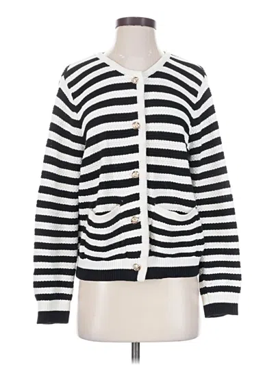 Pre-owned Lillusory Cardigan Sweater In White
