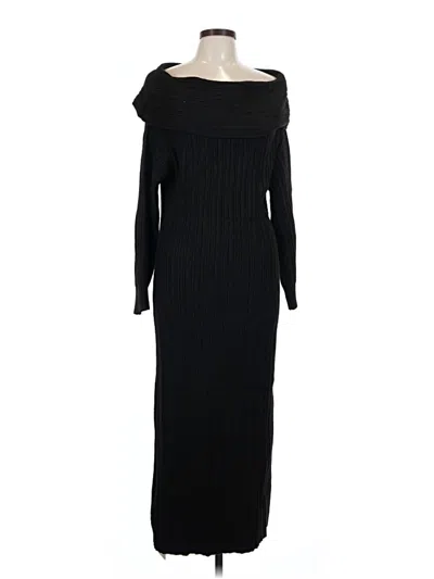 Lillusory Casual Dress In Black