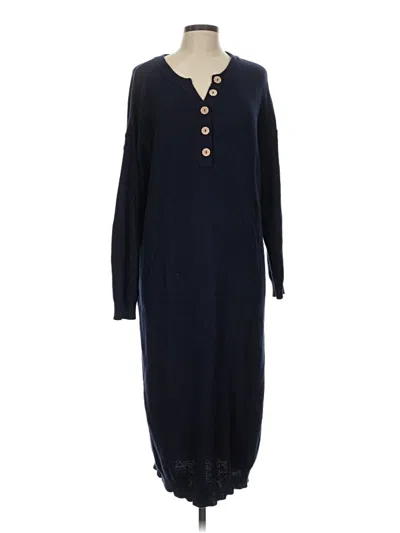 Pre-owned Lillusory Casual Dress In Blue