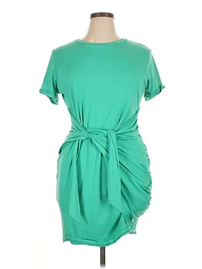 Pre-owned Lillusory Casual Dress In Green