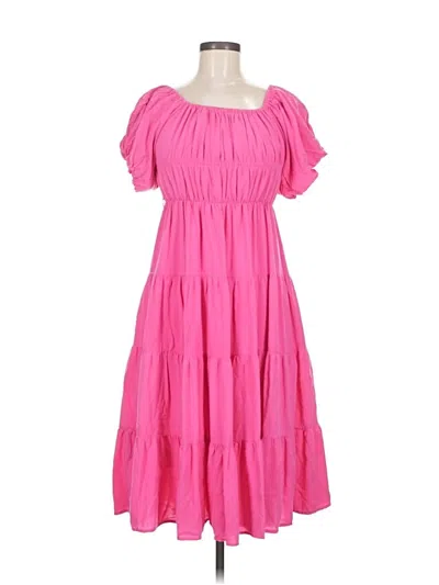 Pre-owned Lillusory Casual Dress In Pink