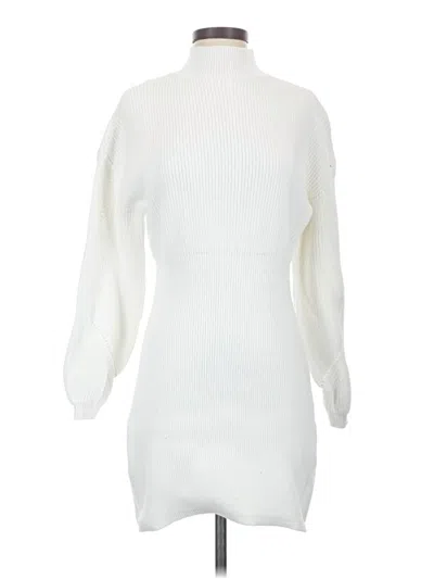 Pre-owned Lillusory Casual Dress In White