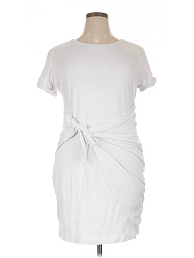Pre-owned Lillusory Casual Dress In White