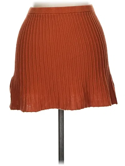 Pre-owned Lillusory Casual Skirt In Brown