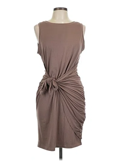 Pre-owned Lillusory Cocktail Dress In Brown