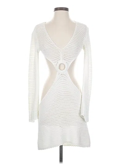Pre-owned Lillusory Cocktail Dress In White