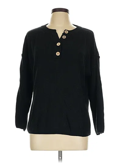 Pre-owned Lillusory Pullover Sweater In Black