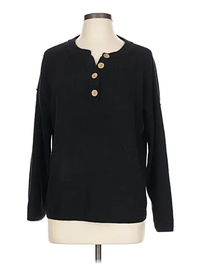 Pre-owned Lillusory Pullover Sweater In Black