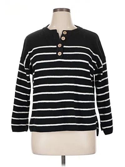 Pre-owned Lillusory Pullover Sweater In Black