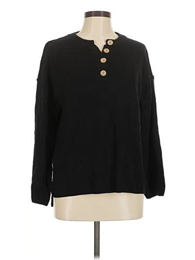 Pre-owned Lillusory Pullover Sweater In Black