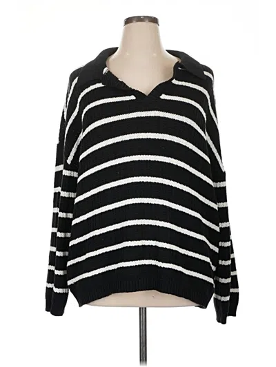 Pre-owned Lillusory Pullover Sweater In Black