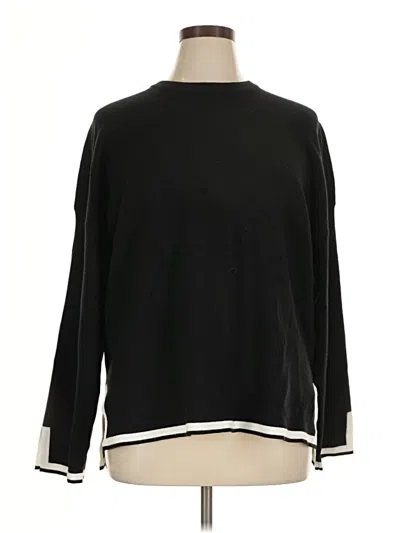 Pre-owned Lillusory Pullover Sweater In Black