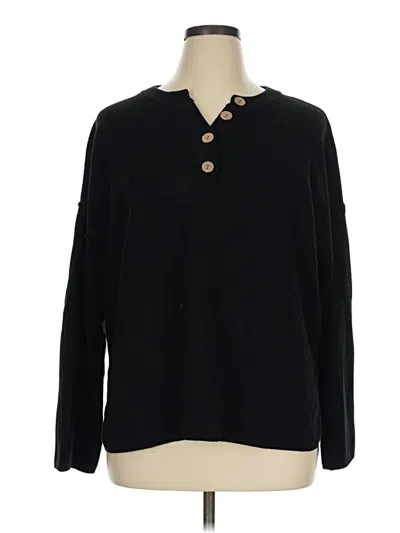 Pre-owned Lillusory Pullover Sweater In Black