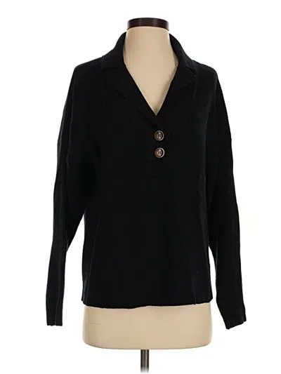 Pre-owned Lillusory Pullover Sweater In Black