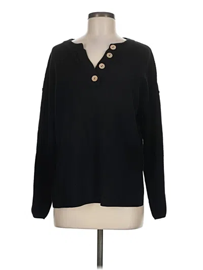 Pre-owned Lillusory Pullover Sweater In Black