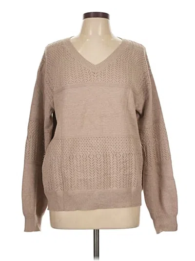 Pre-owned Lillusory Pullover Sweater In Brown