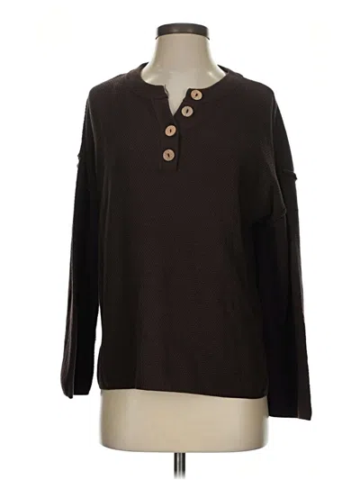 Pre-owned Lillusory Pullover Sweater In Brown