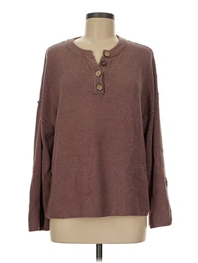 Pre-owned Lillusory Pullover Sweater In Brown