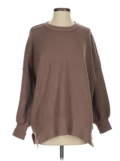 Pre-owned Lillusory Pullover Sweater In Brown