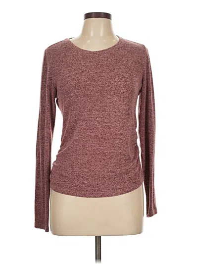 Pre-owned Lillusory Pullover Sweater In Burgundy