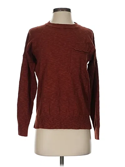 Pre-owned Lillusory Pullover Sweater In Burgundy