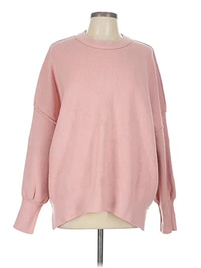 Pre-owned Lillusory Pullover Sweater In Pink