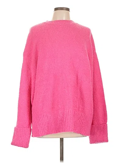 Pre-owned Lillusory Pullover Sweater In Pink