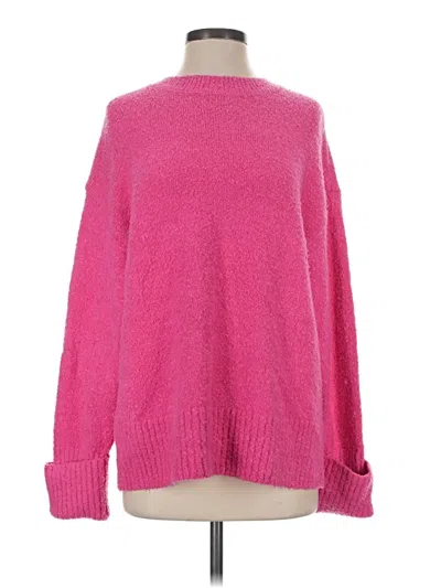 Pre-owned Lillusory Pullover Sweater In Pink