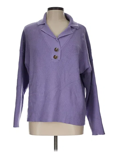Pre-owned Lillusory Pullover Sweater In Purple