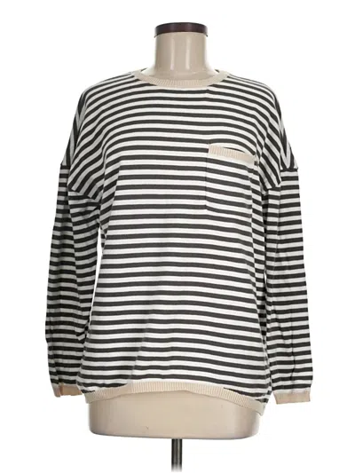 Pre-owned Lillusory Pullover Sweater In Silver