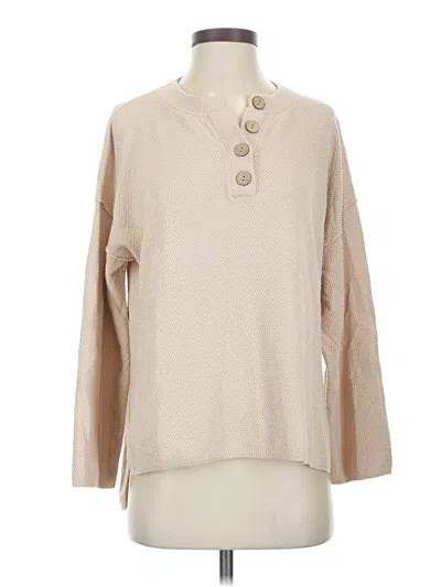 Pre-owned Lillusory Pullover Sweater In Tan