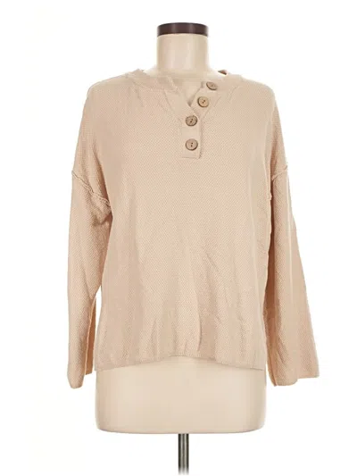Pre-owned Lillusory Pullover Sweater In Tan