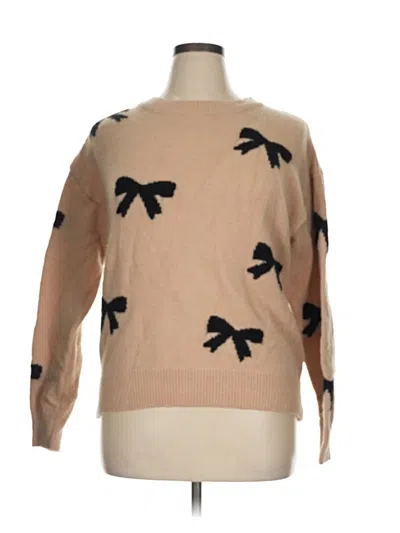 Pre-owned Lillusory Pullover Sweater In Tan
