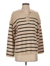 Lillusory Pullover Sweater In Tan