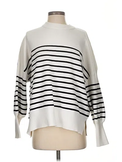 Pre-owned Lillusory Pullover Sweater In White