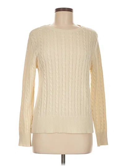 Pre-owned Lillusory Pullover Sweater In White