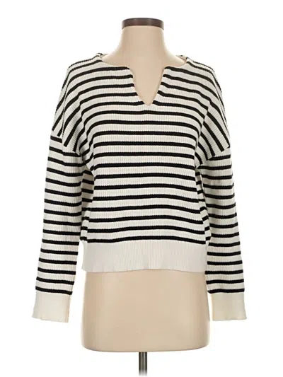 Pre-owned Lillusory Pullover Sweater In White