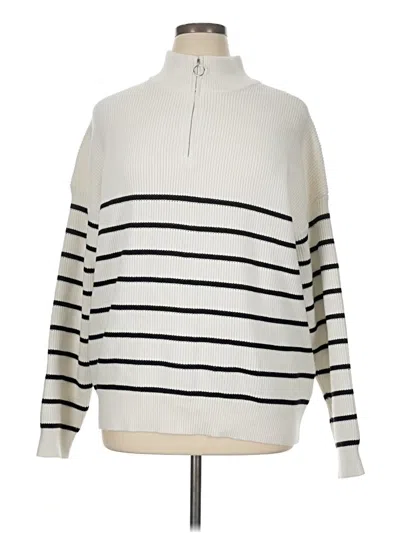 Pre-owned Lillusory Pullover Sweater In White