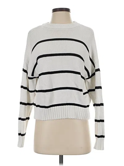 Pre-owned Lillusory Pullover Sweater In White