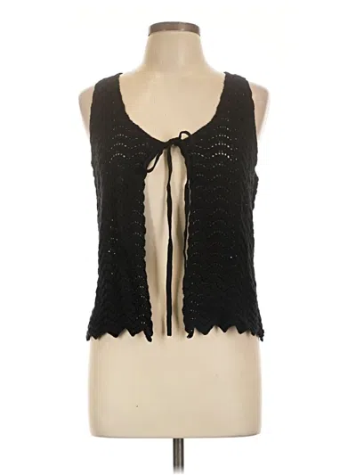 Pre-owned Lillusory Sleeveless Blouse In Black