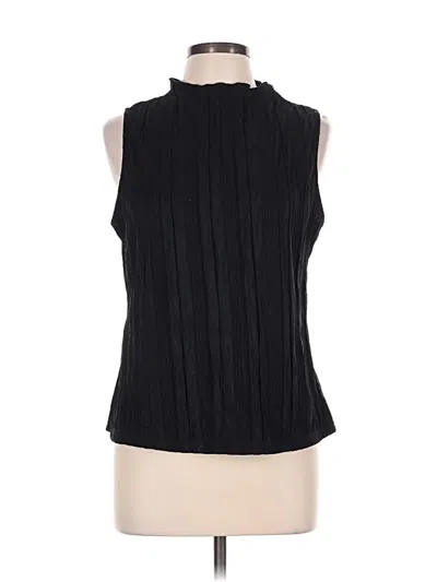 Pre-owned Lillusory Sleeveless Blouse In Black