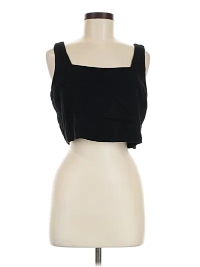 Pre-owned Lillusory Sleeveless Top Black Strapless Neckline Tops