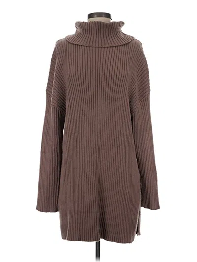 Pre-owned Lillusory Turtleneck Sweater In Brown