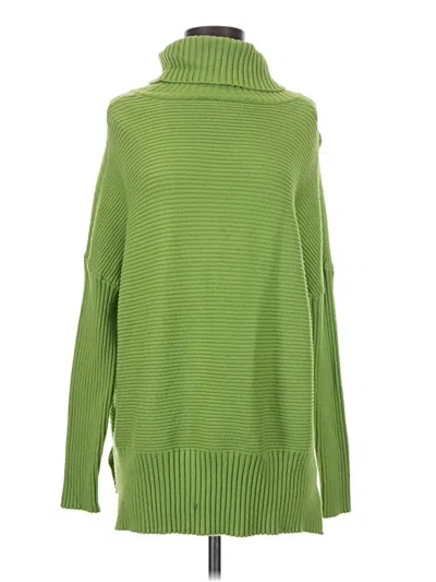 Pre-owned Lillusory Turtleneck Sweater In Green