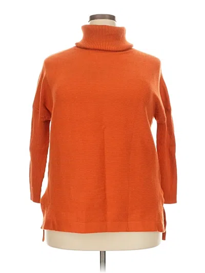 Pre-owned Lillusory Turtleneck Sweater In Orange