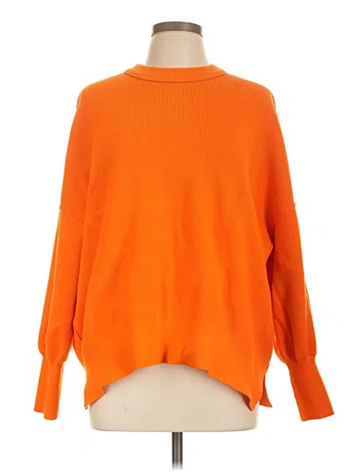 Pre-owned Lillusory Turtleneck Sweater In Orange
