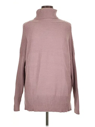 Pre-owned Lillusory Turtleneck Sweater In Pink