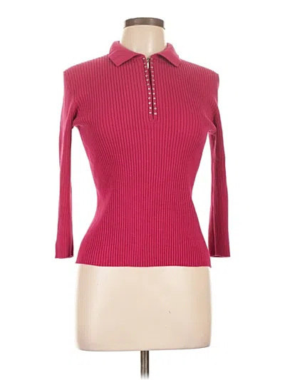 Pre-owned Lillusory Turtleneck Sweater In Pink