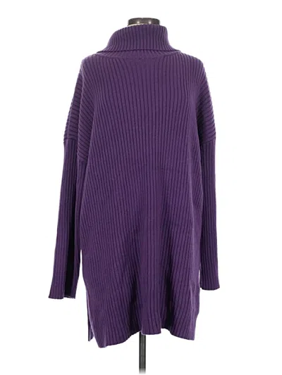 Pre-owned Lillusory Turtleneck Sweater In Purple